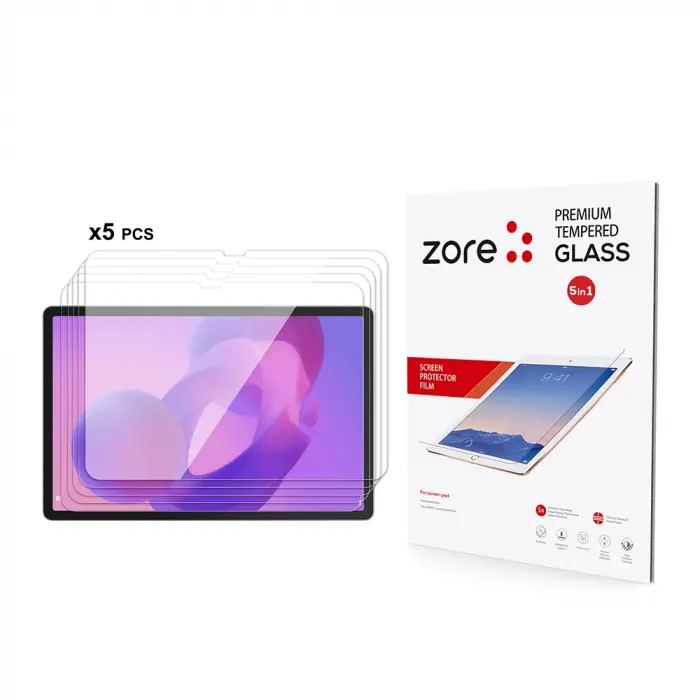 Lenovo Idea Tab Pro 12.7 Tb-373fu Lopard 5in1 Tablet Temperli Cam Ekran Koruyucu