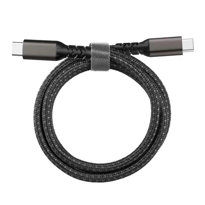 Lopard 2.Jenerasyon Type-C to Type-C USB3.2 PD Data Kablosu 100W 20Gbps 4K@60Hz 0.2 Metre
