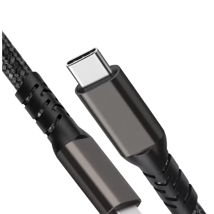 Lopard 2.Jenerasyon Type-C to Type-C USB3.2 PD Data Kablosu 100W 20Gbps 4K@60Hz 0.2 Metre