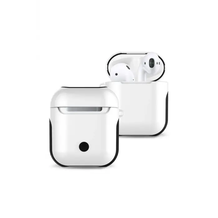 Lopard Airpods 2 (2.nesil) 3in1 Kılıf - Beyaz