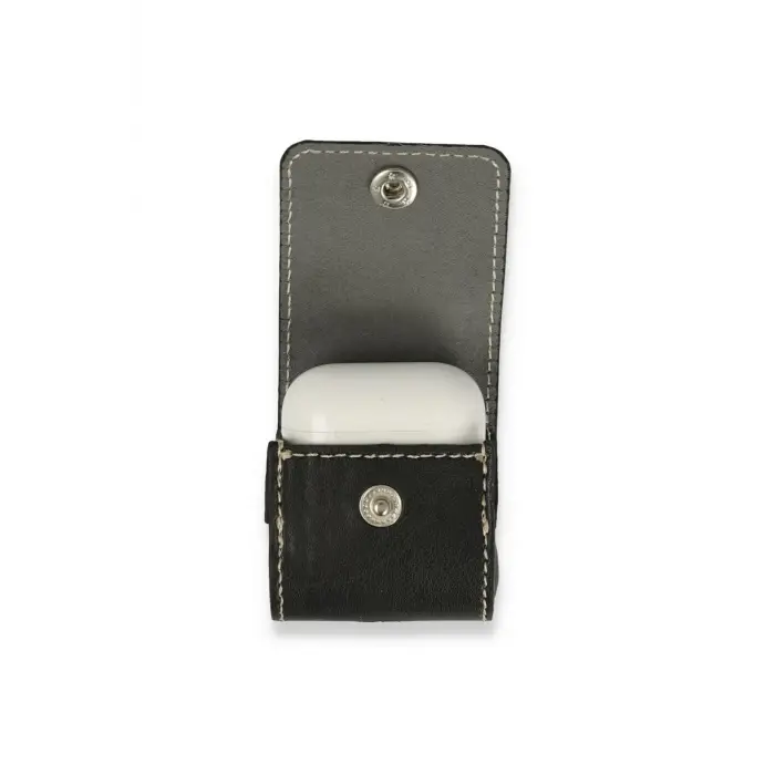 Lopard Airpods 2 (2.nesil) Askılı Kılıf - Siyah