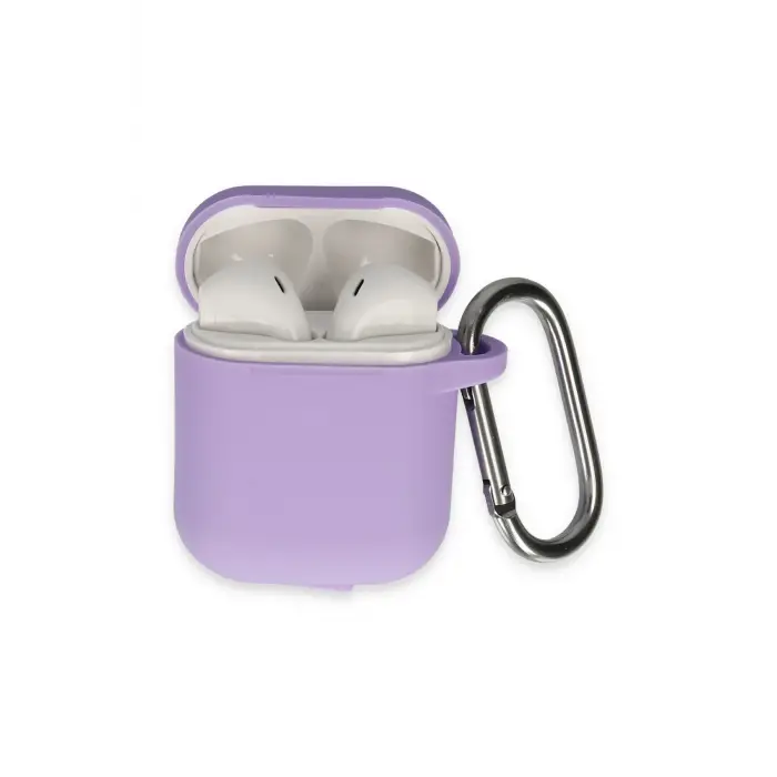 Lopard Airpods 2 (2.nesil) Hang Kılıf - Lila