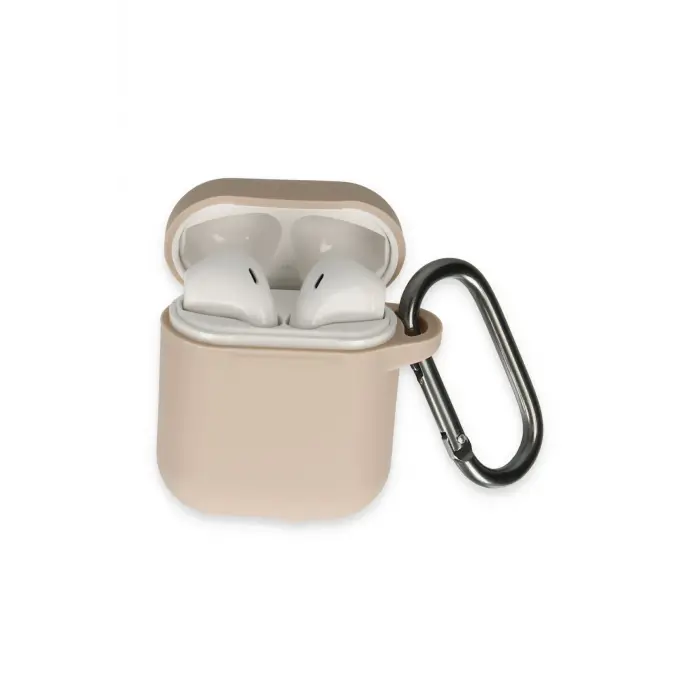 Lopard Airpods 2 (2.nesil) Hang Kılıf - Pudra