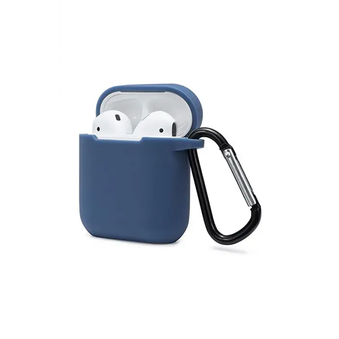 Lopard Airpods 2 (2.nesil) Sert Silikon Kılıf - Lacivert