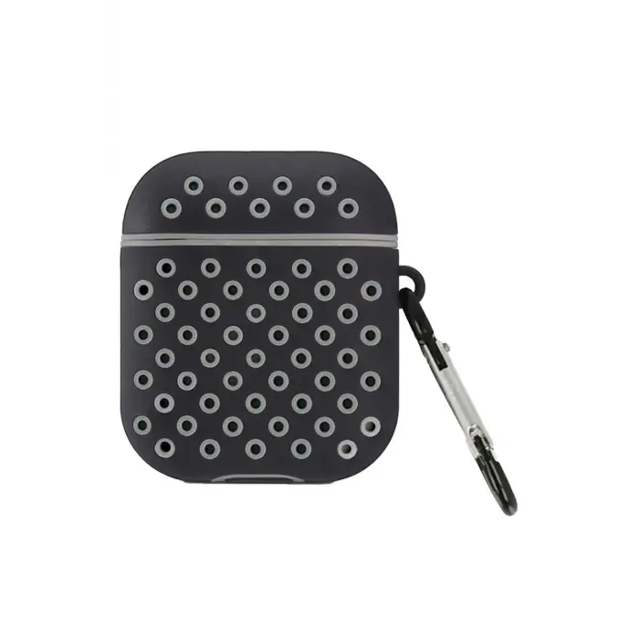 Lopard Airpods 2 (2.nesil) Spor Delikli Kılıf - Siyah-gri