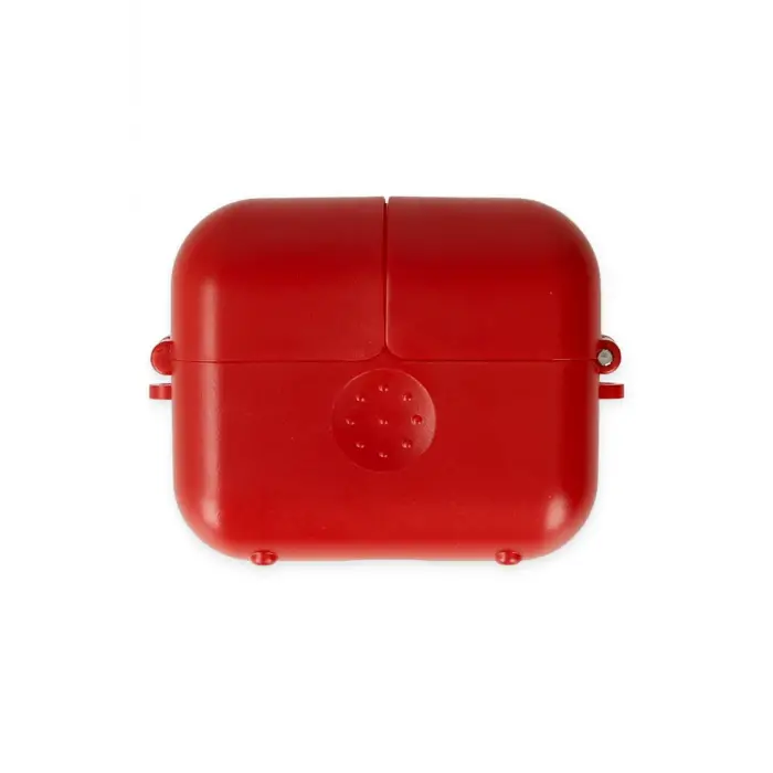 Lopard Airpods 3 (3.nesil) Basmalı Kılıf - Kırmızı