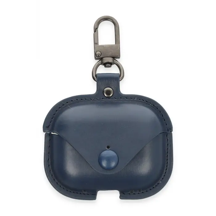 Lopard Airpods Pro 2 (2.nesil) Çanta Deri Kılıf - Lacivert