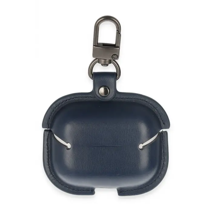 Lopard Airpods Pro 2 (2.nesil) Çanta Deri Kılıf - Lacivert