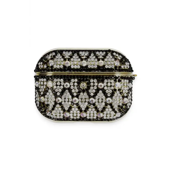 Lopard Airpods Pro 2 (2.nesil) Klor Taşlı Kılıf - Desen 2