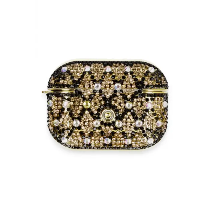 Lopard Airpods Pro 2 (2.nesil) Klor Taşlı Kılıf - Desen 4