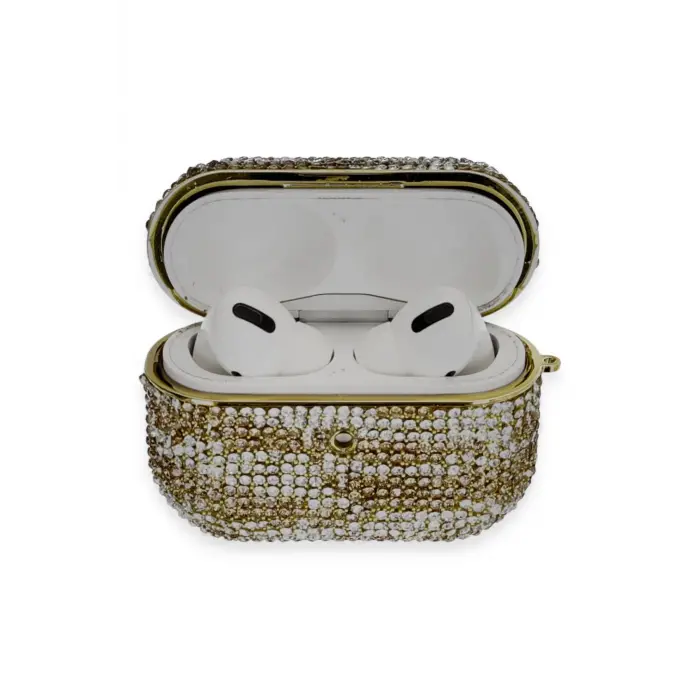 Lopard Airpods Pro 2 (2.nesil) Klor Taşlı Kılıf - Desen 6