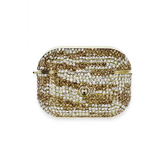 Lopard Airpods Pro 2 (2.nesil) Klor Taşlı Kılıf - Desen 6