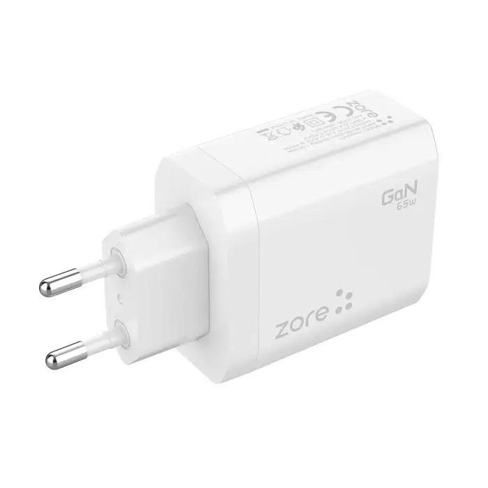  Always-01 GaN Tech Type-C PD4.0 USB-A QC3.0 Hızlı Şarj Özellikli Seyahat Şarj Başlığı 65W