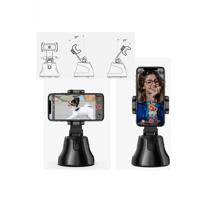 Lopard Apai Genie 360 Derece Takip Etme Özellikli Selfie Gimbal - Siyah