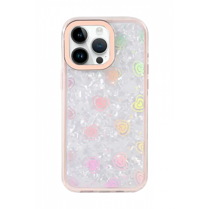 Lopard Apple İphone 14 Lumi Desenli Kapak - Pembe