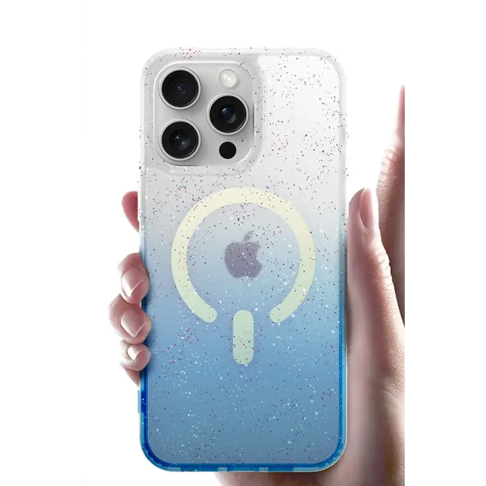 Lopard Apple İphone 14 Pro Pummel Shiny Magsafe Kapak - Mor