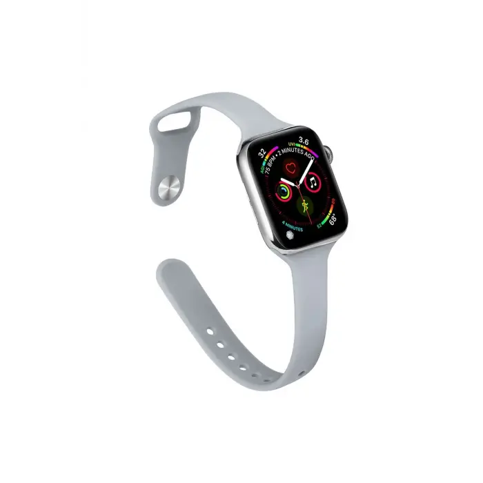 Lopard Apple Watch 38mm Klasik Kordon - Açık Gri