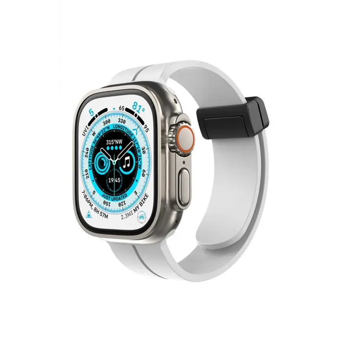 Lopard Apple Watch 38mm Kr412 Elegance Stylısh Kordon - Beyaz