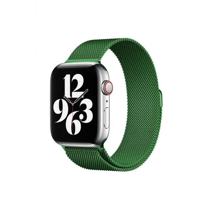 Lopard Apple Watch 38mm Metal Mıknatıslı Kordon - Yeşil