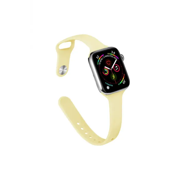 Lopard Apple Watch 42mm Klasik Kordon - Sarı