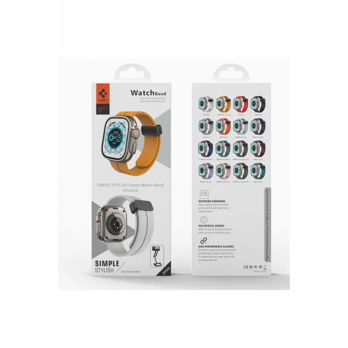 Lopard Apple Watch 42mm Kr412 Elegance Stylısh Kordon - Pudra