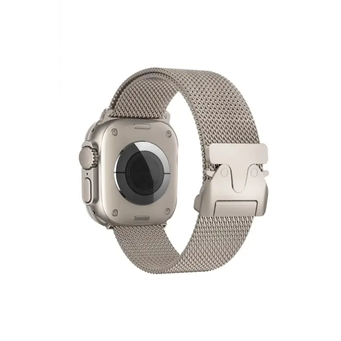 Lopard Apple Watch 42mm Milano Metal Kordon - Titan Gri