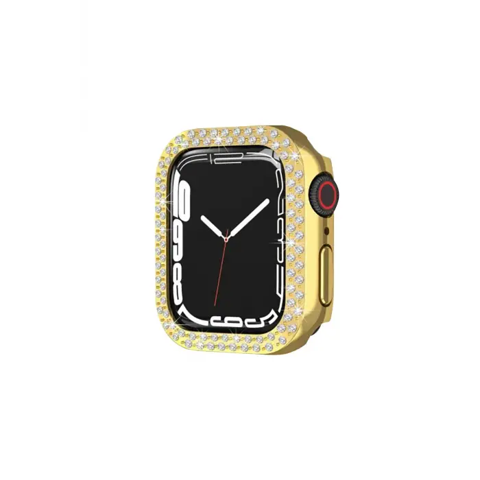 Lopard Apple Watch 42mm Taşlı Kasa - Gold