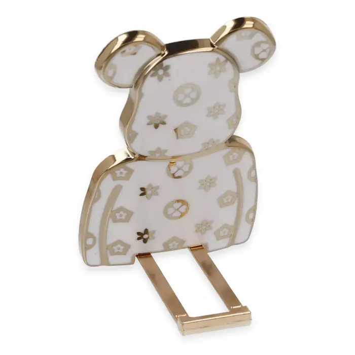 Lopard Astro Stand Ayıcık Desenli - Beyaz