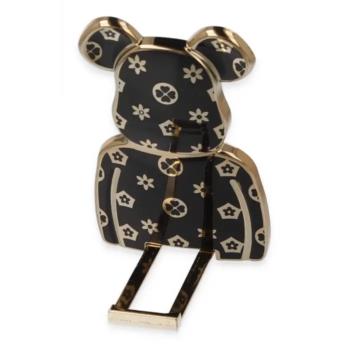 Lopard Astro Stand Ayıcık Desenli - Siyah