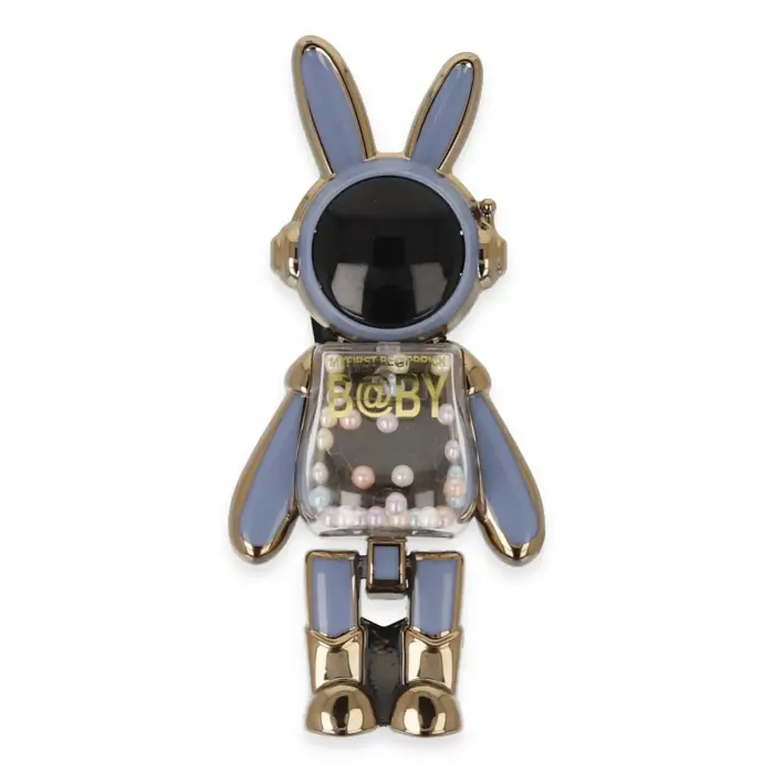 Lopard Astro Stand Tavşan Astronot - Açık Mavi