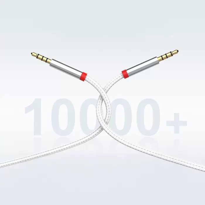 Lopard Au-708 Örgü Tasarımlı Aux Audio Kablo 3.5mm 3m