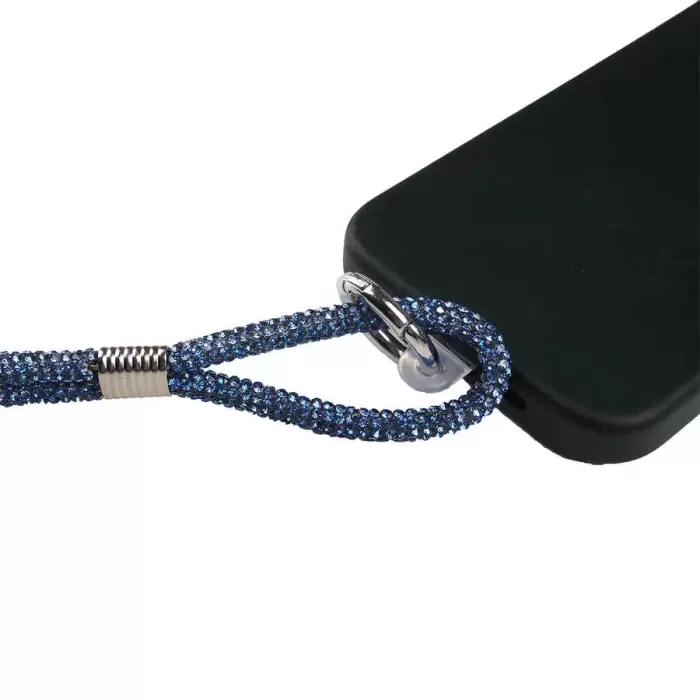 Lopard Cep Telefonu Full Taşlı Halat İp 140 cm