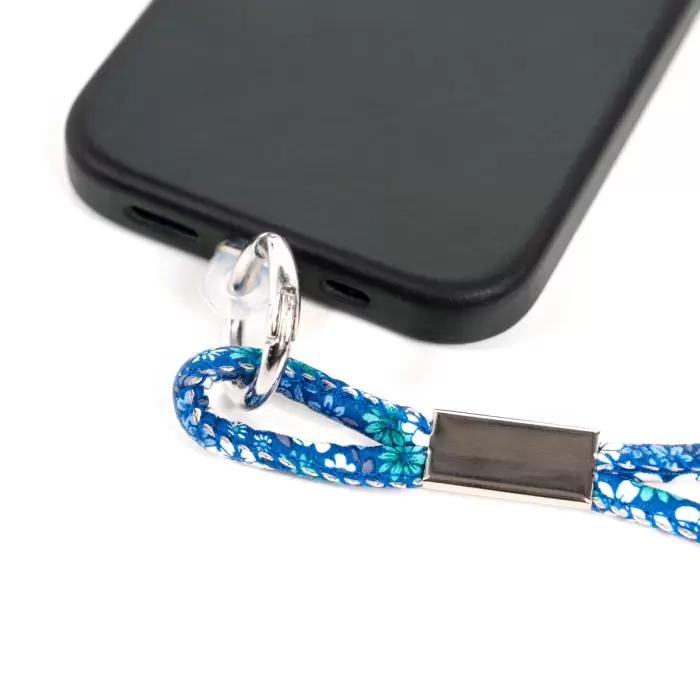 Lopard Dikiş Desenli İp Cep Telefonu El Askısı İpi 45cm