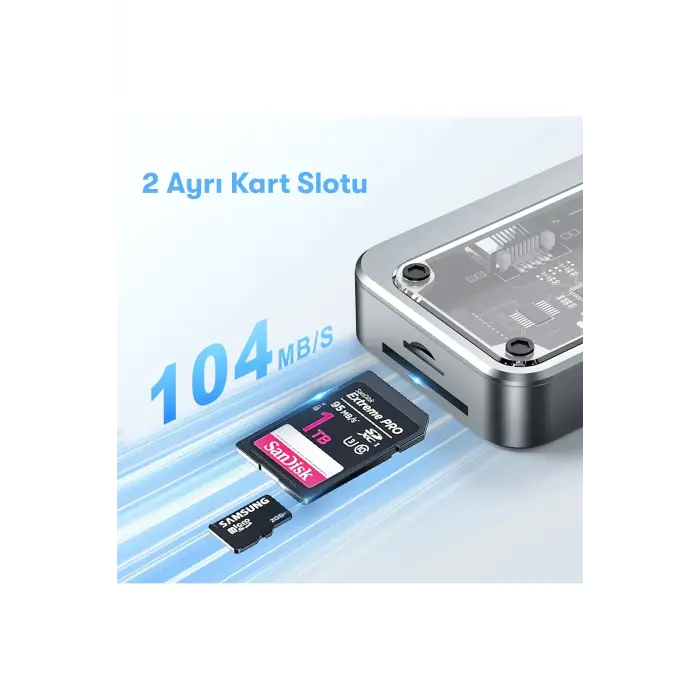 Lopard Dönüştürücü 10in1 Hub Sw10v - Gri