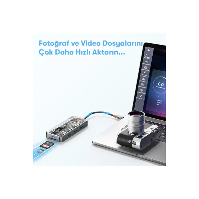 Lopard Dönüştürücü 10in1 Hub Sw10v - Gri