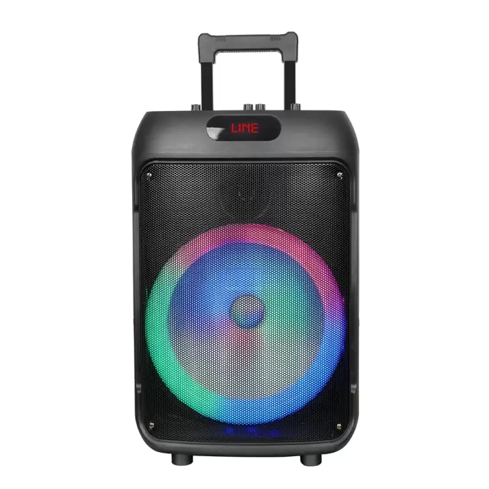 Lopard Gd-1203 Dijital Led Göstergeli Fm Radyolu Mikrofonlu Rgb Tws 12 İnç Stereo Bass Kablosuz Karaoke Hoparlör