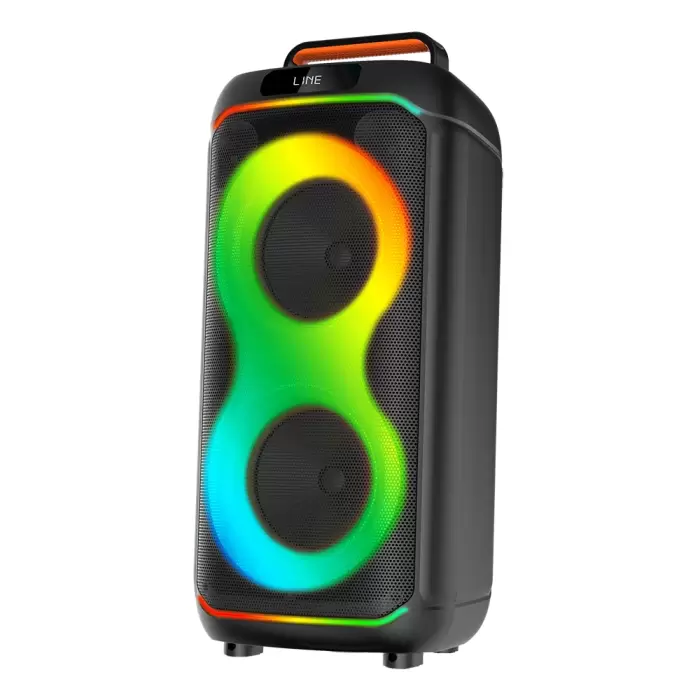 Lopard Gd-2608 Dijital Led Göstergeli Fm Radyolu Mikrofonlu Rgb Tws Çift 6.5 İnç Stereo Bass Kablosuz Karaoke Hoparlör