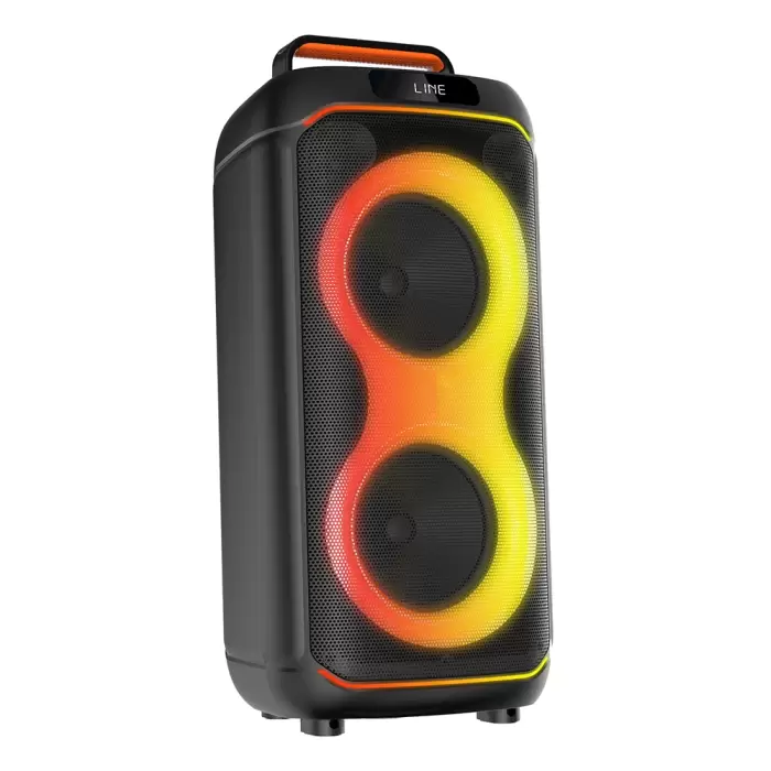 Lopard Gd-2608 Dijital Led Göstergeli Fm Radyolu Mikrofonlu Rgb Tws Çift 6.5 İnç Stereo Bass Kablosuz Karaoke Hoparlör