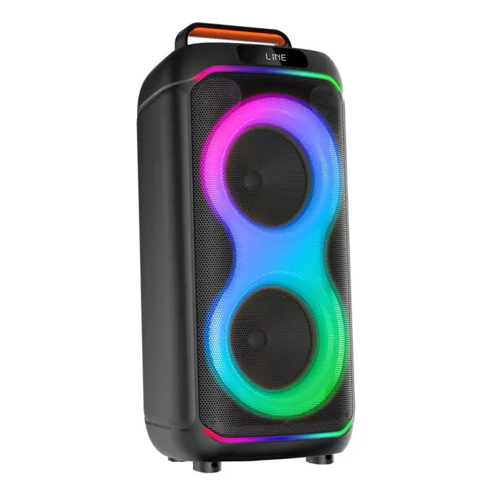 Lopard Gd-2608 Dijital Led Göstergeli Fm Radyolu Mikrofonlu Rgb Tws Çift 6.5 İnç Stereo Bass Kablosuz Karaoke Hoparlör