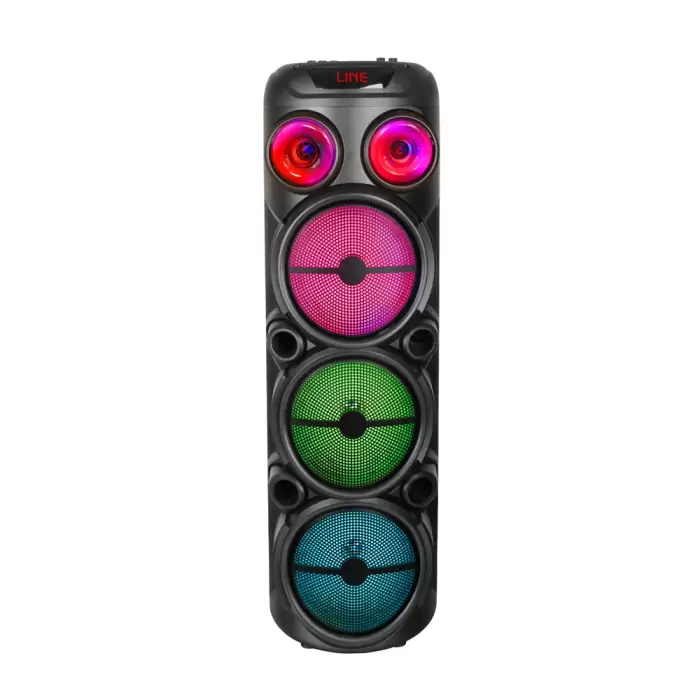 Lopard Gd-2887 Dijital Led Göstergeli Mikrofonlu Rgb Tws 8 İnç Stereo Bass Kablosuz Karaoke Hoparlör