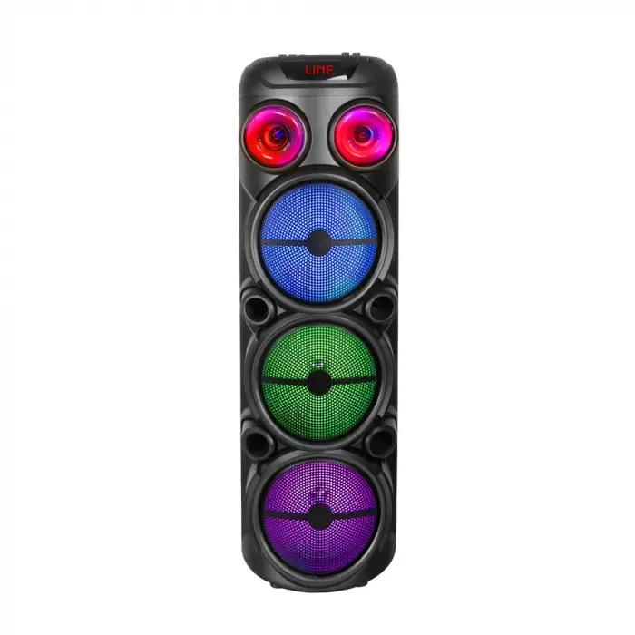 Lopard Gd-2887 Dijital Led Göstergeli Mikrofonlu Rgb Tws 8 İnç Stereo Bass Kablosuz Karaoke Hoparlör