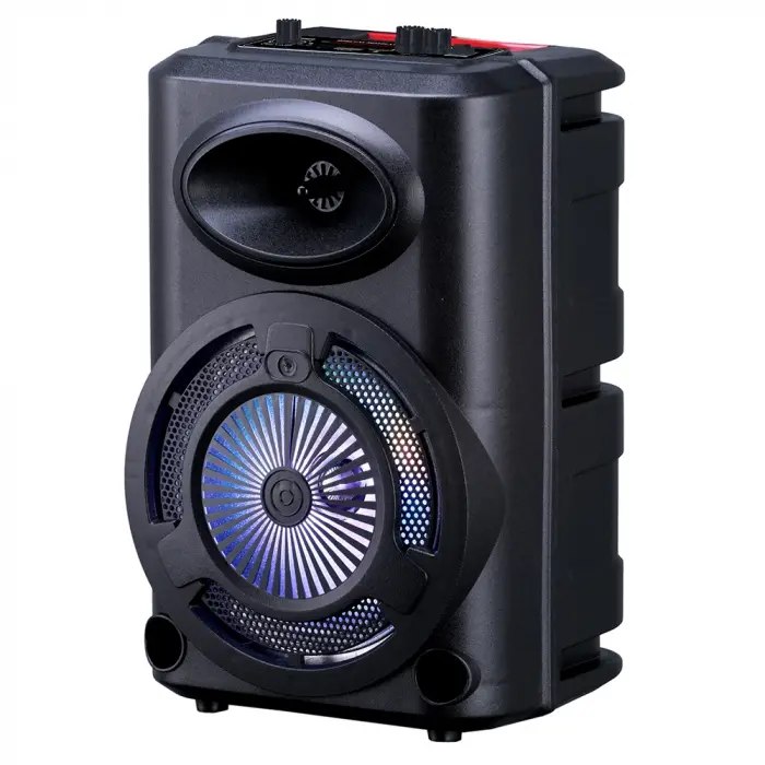 Lopard Gd-903 Dijital Led Göstergeli Fm Radyolu Mikrofonlu Rgb Tws 8 İnç Stereo Bass Kablosuz Karaoke Hoparlör