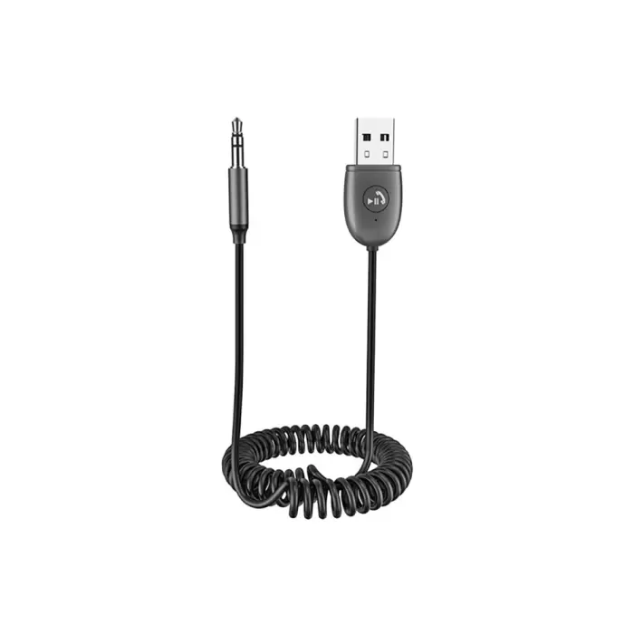 Lopard Gd-bt27 Spiral Kablo Tasarımlı Aux Bluetooth 5.1 Adaptör