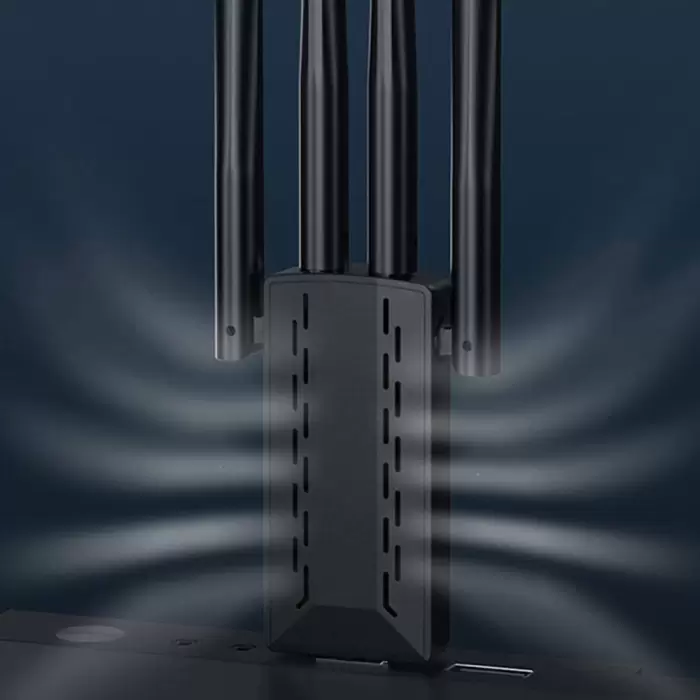 Lopard Gd-bt318 Çift Bantlı 1200m 300mbps 4 Antenli Kablosuz İnternet Sağlayıcı Usb Wifi Adaptör