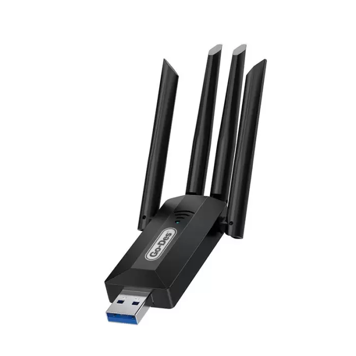 Lopard Gd-bt318 Çift Bantlı 1200m 300mbps 4 Antenli Kablosuz İnternet Sağlayıcı Usb Wifi Adaptör