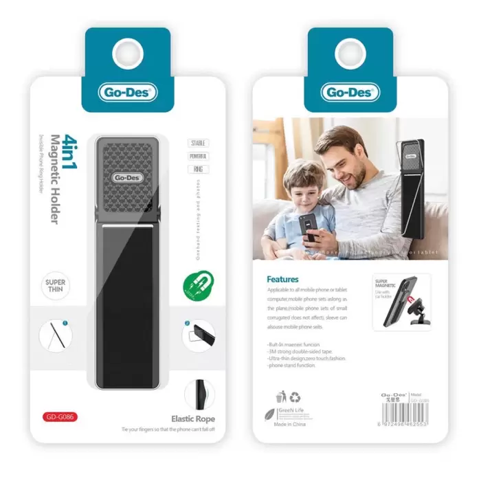 Lopard Gd-g086 4in1 Standlı Magnetik Yüzük Tutucu Aparat