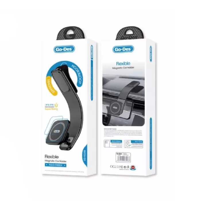 Lopard Gd-hd208 Magnetik M-safe Uyumlu Bükülebilen Eğimli Ve Düz Zemin Araç Telefon Tutacağı