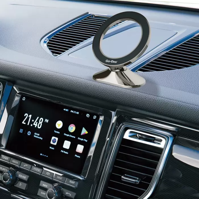 Lopard Gd-hd215 Magnetik M-safe 360 Derece Dönebilen Oynar Başlıklı Araç İçi Telefon Tutucu