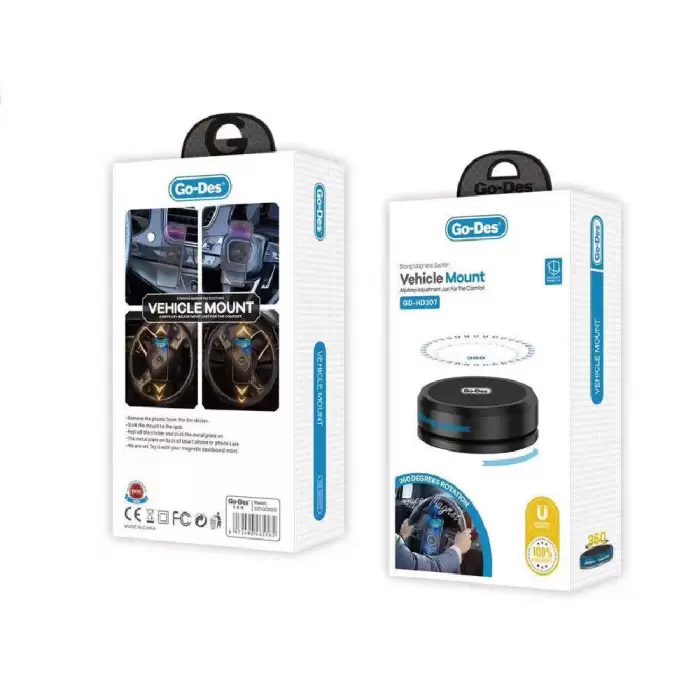 Lopard Gd-hd307 Jiroskobik Sabitleme Özellikli Magnetik Direksiyon Tasarım Araç Telefon Tutucu