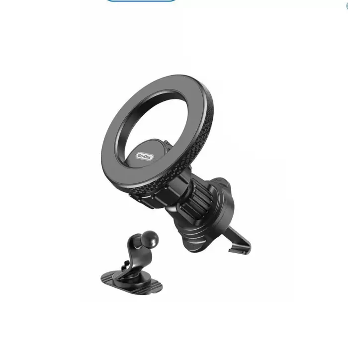 Lopard Gd-hd318 M-safe Magnetik 360° Dönebilen 2in1 Havalandırma Ve Düz Zemin Telefon Tutucu